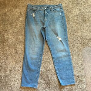 Women’s High Rise Straight Jeans